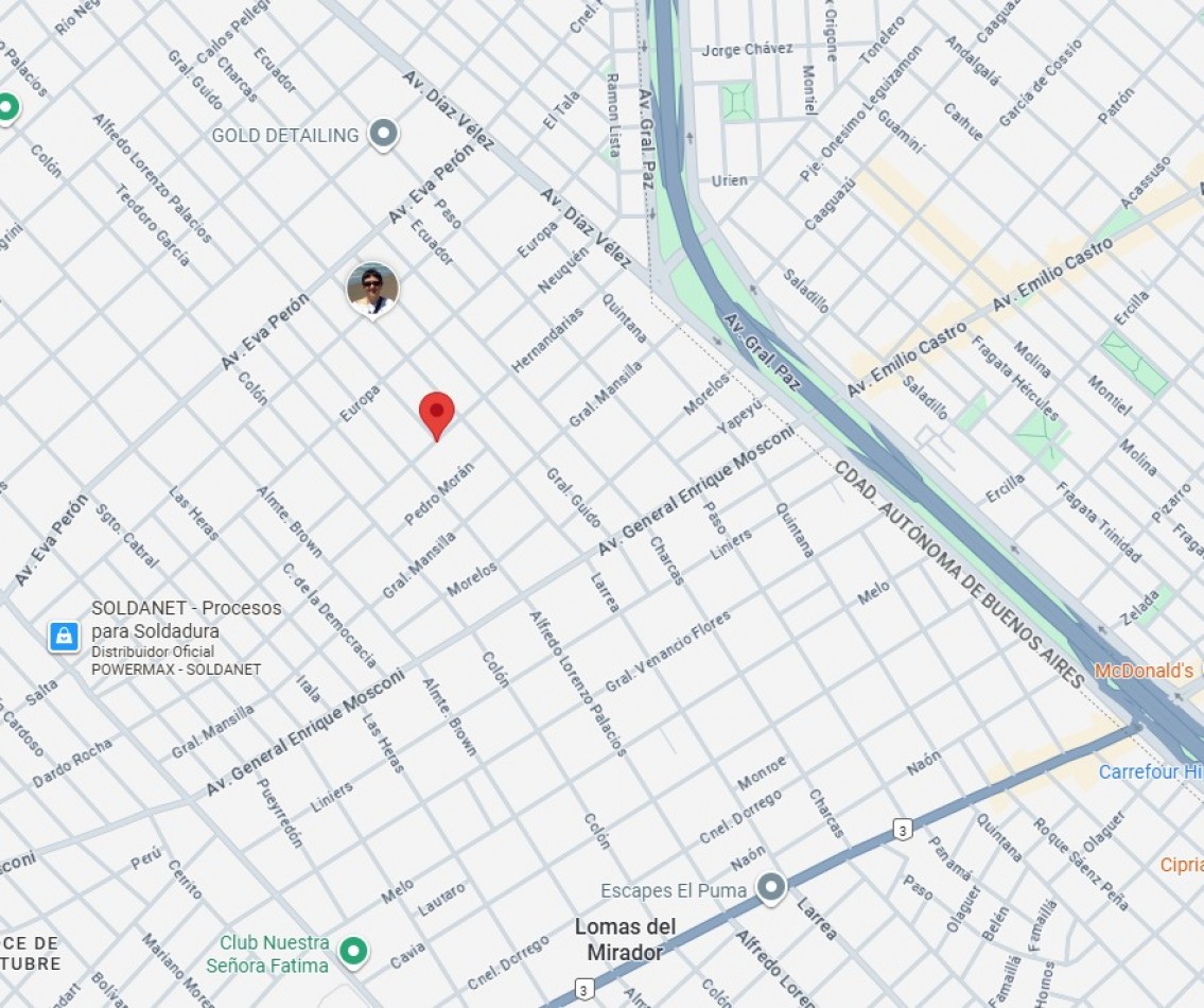 Casa tipo PH al Frente en Esquina